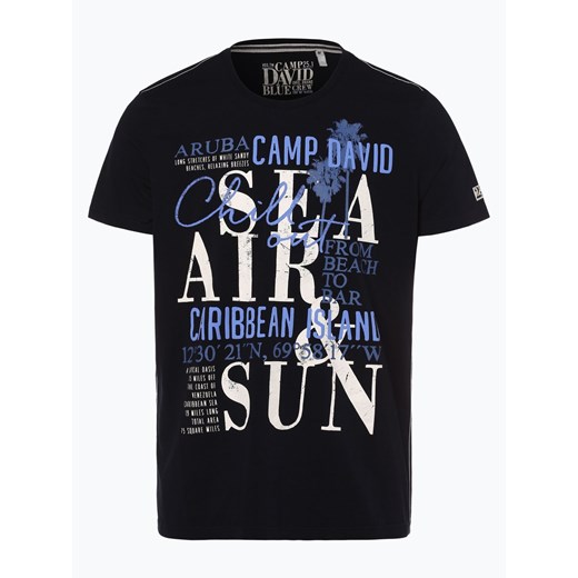 Camp David - T-shirt męski, niebieski  Camp David XL vangraaf