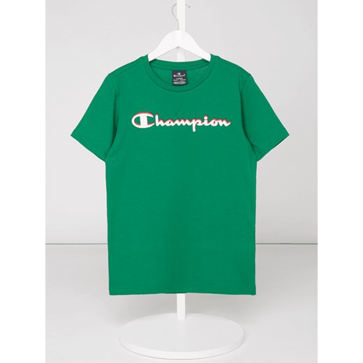 T-shirt chłopięce Champion z nadrukami z krótkimi rękawami 