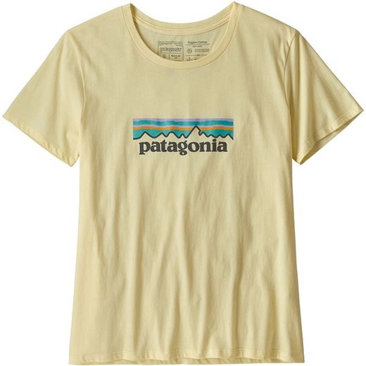 Bluzka damska Patagonia z okrągłym dekoltem z bawełny 