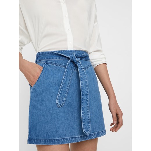 Vero Moda spódnica na wiosnę jeansowa mini 