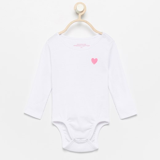 Odzież dla niemowląt biała Reserved z bawełny 