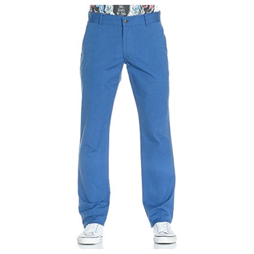 Niebieskie spodnie męskie Richmond gładkie 