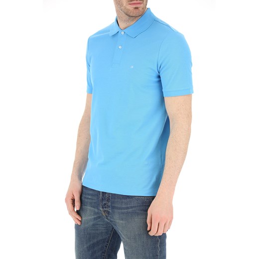 T-shirt męski Calvin Klein niebieski 