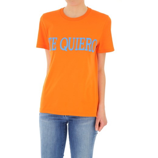 Alberta Ferretti Koszulka dla Kobiet, pomarańczowy, Bawełna, 2019, 38 40 44 M Alberta Ferretti  44 RAFFAELLO NETWORK