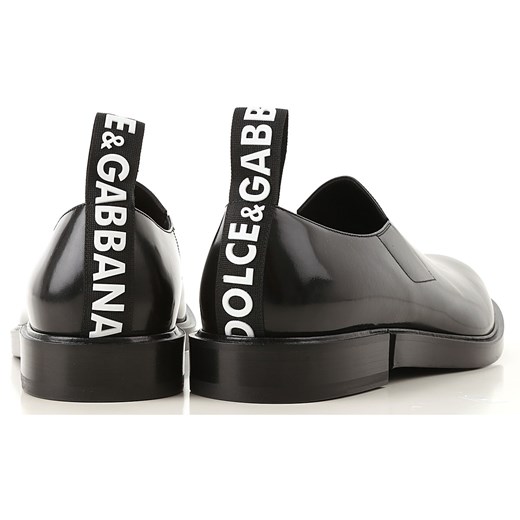 Dolce & Gabbana Buty wsuwane dla Mężczyzn, czarny, Skóra, 2019, 40 40.5 41 41.5 42 42.5 43 44 45  Dolce & Gabbana 43 RAFFAELLO NETWORK