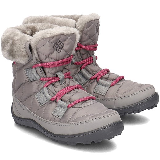 Buty zimowe dziecięce Columbia śniegowce z nylonu 