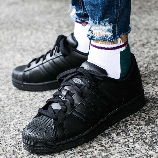 Buty adidas Superstar Foundation Kids "Core Black" (B25724)  Adidas 37 1/3 okazyjna cena Worldbox 