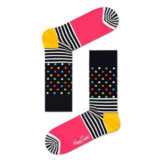 Skarpety Happy Socks Stripes &amp; Dots (SDO01-9000)  Happy Socks 41-46 okazyjna cena Worldbox 
