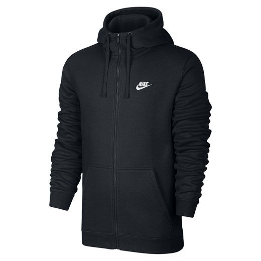 Bluza sportowa Nike czarna bez wzorów 