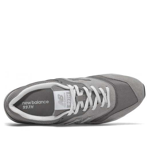 Buty sportowe męskie New Balance beżowe sznurowane skórzane 