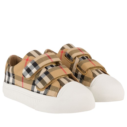 Adidasy Burberry Children Boys Belside Checked Trainers