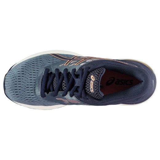 Buty sportowe damskie Asics dla biegaczy adidas zx flux niebieskie sznurowane płaskie 