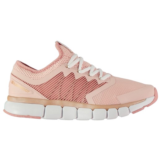Karrimor buty sportowe damskie dla biegaczy różowe płaskie bez wzorów 