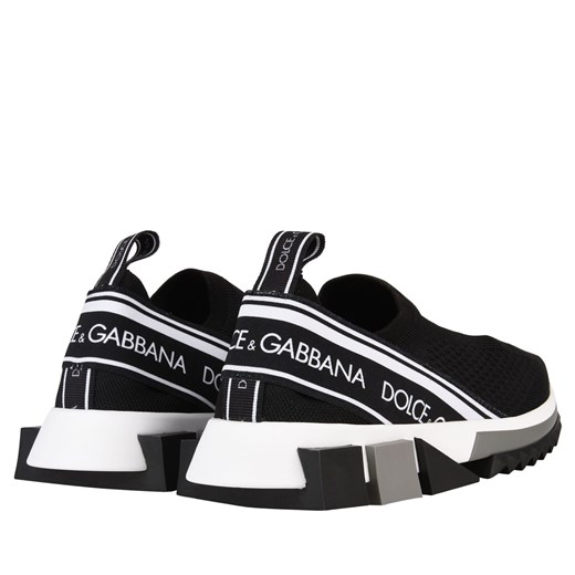 Buty sportowe damskie czarne Dolce & Gabbana do biegania młodzieżowe 