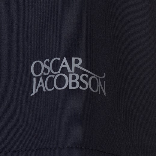 T-shirt męski granatowy Oscar Jacobson z krótkimi rękawami 