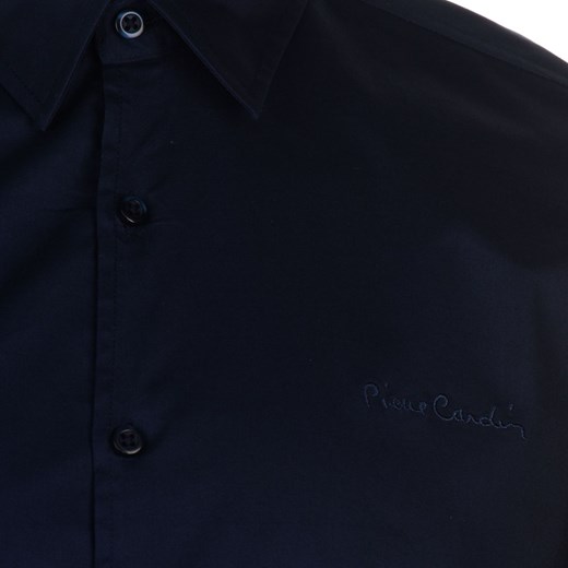 Koszula męska Pierre Cardin gładka na lato casual z krótkim rękawem 