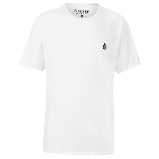 T-shirt męski Firetrap biały casual 
