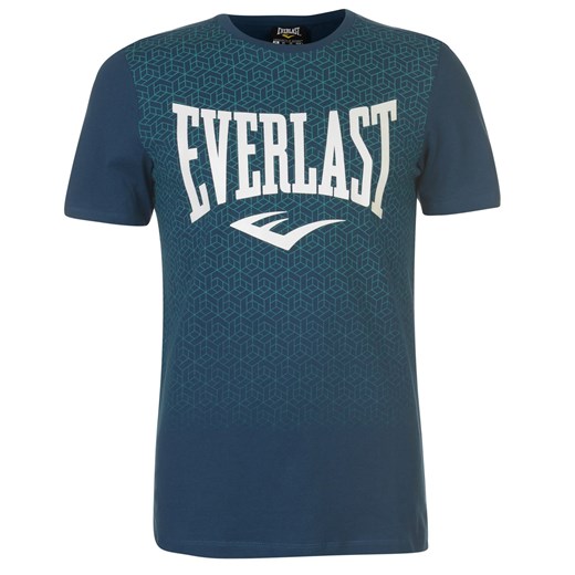T-shirt męski Everlast z napisem z krótkimi rękawami 