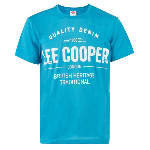 Niebieski t-shirt męski Lee Cooper 