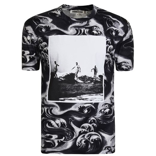 T-shirt męski Alexander Mcqueen z krótkimi rękawami 