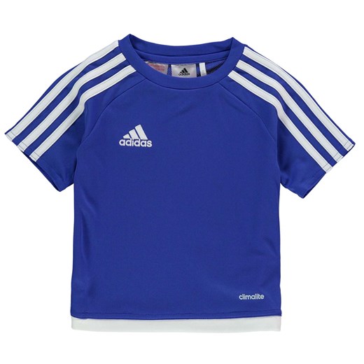 Koszulka z krótkim rekawem adidas 3 Stripe Estro Tee Shirt Infants