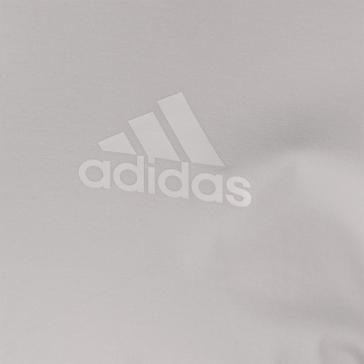 Koszulka sportowa biała Adidas bez wzorów 