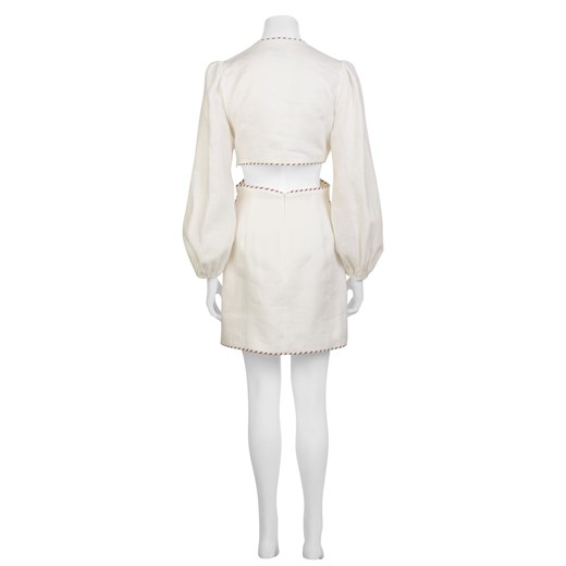 Sukienka Zimmermann biała mini 
