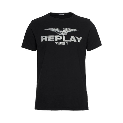 T-shirt męski Replay z krótkim rękawem młodzieżowy 