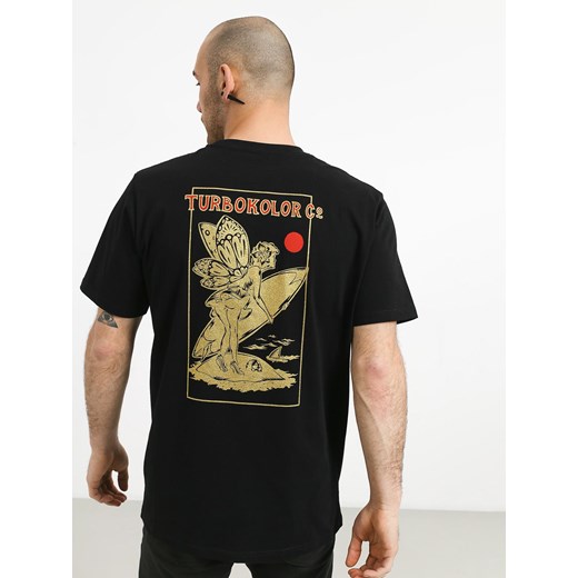 T-shirt Turbokolor Lets Surf (black)