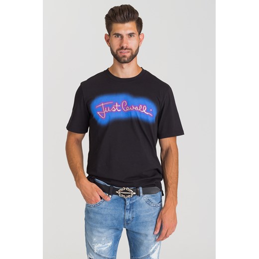 T-shirt męski Just Cavalli z krótkimi rękawami 
