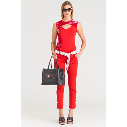 Czerwona bluzka damska Versace Jeans 