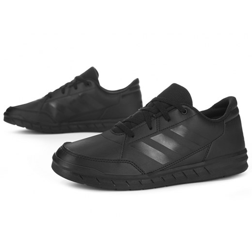 Adidas buty sportowe damskie czarne sznurowane 