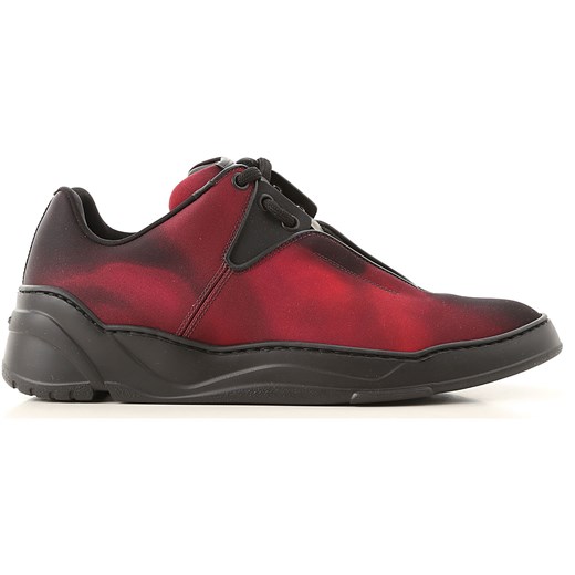 Buty sportowe męskie Christian Dior wiązane czerwone młodzieżowe 