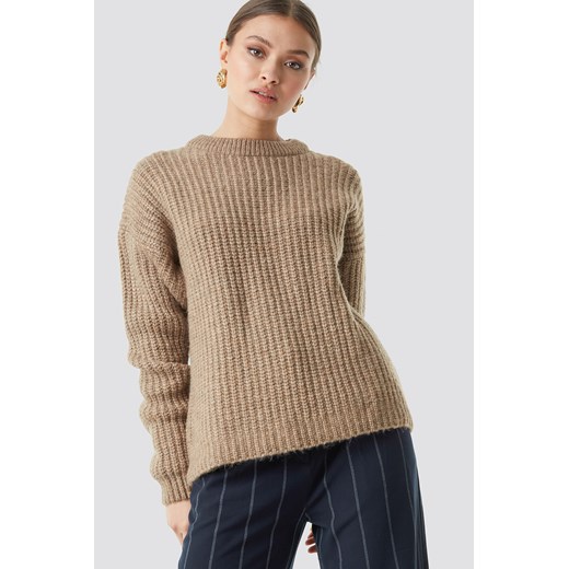 Sweter damski Na-kd bez wzorów 