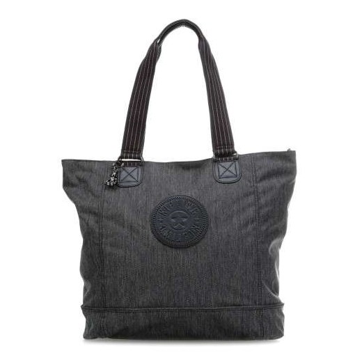 Shopper bag Kipling wakacyjna bez dodatków na ramię 