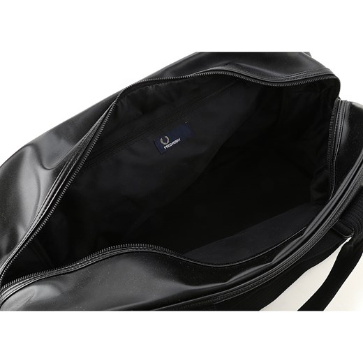 Fred Perry Torba Weekendowa i Podróżna dla Mężczyzn, czarny, Skóra ekologiczna, 2019 Fred Perry One Size RAFFAELLO NETWORK