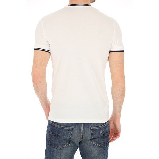 Fred Perry Koszulka dla Mężczyzn, biały, Bawełna, 2019, L M S XL Fred Perry  XL RAFFAELLO NETWORK