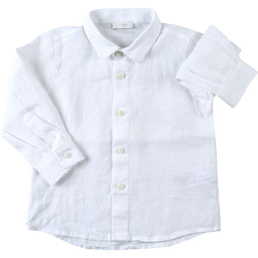 Odzież dla niemowląt biała Il Gufo bez wzorów 
