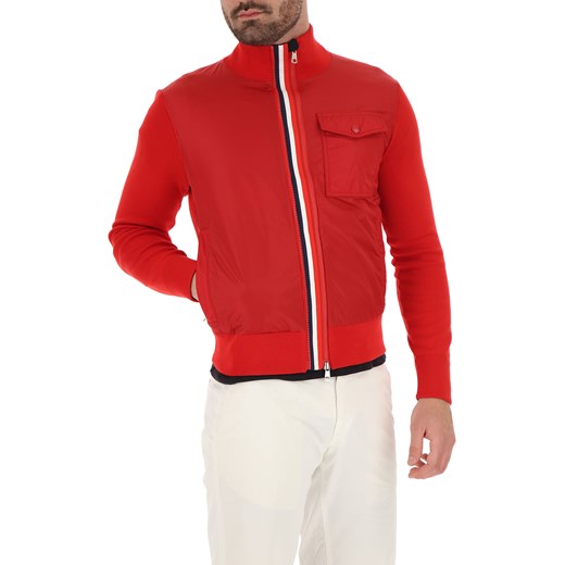 Moncler Bluza dla Mężczyzn, czerwony, Poliamid, 2019, S XL