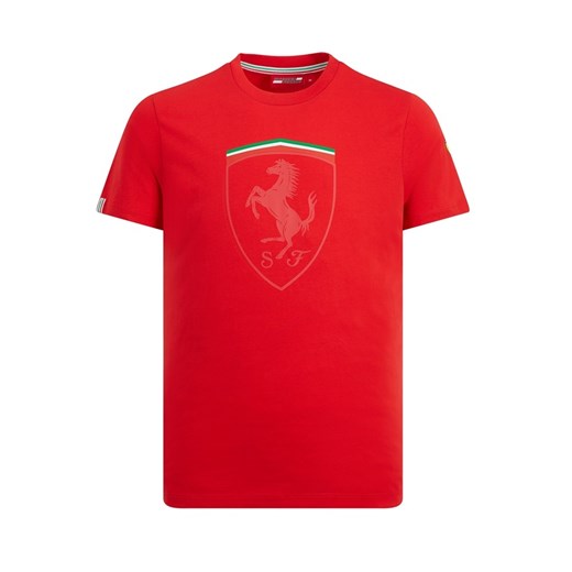 T-shirt męski Scuderia Ferrari F1 z krótkim rękawem bawełniany 