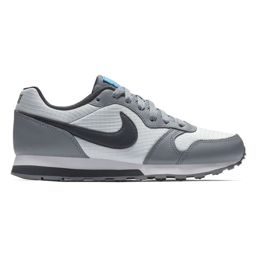 Buty sportowe damskie Nike do biegania md runner bez wzorów płaskie zamszowe