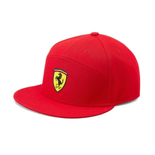 Czapka Flat Brim czerwona Scudetto Scuderia Ferrari 2019 Scuderia Ferrari F1 Team  uniwersalny gadzetyrajdowe.pl