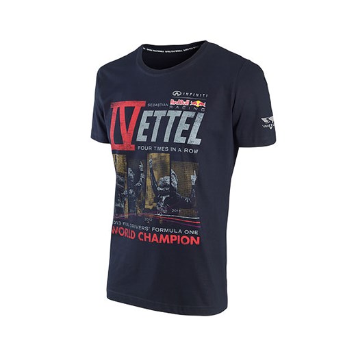 T-shirt chłopięce Red Bull Racing F1 Team z bawełny w nadruki 