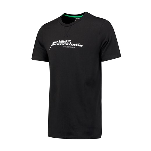 Koszulka t-shirt męska czarna Logo Sahara Force India F1 Team  Force India L gadzetyrajdowe.pl