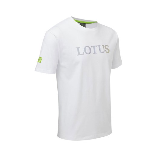 T-shirt męski Lotus Cars z krótkim rękawem 