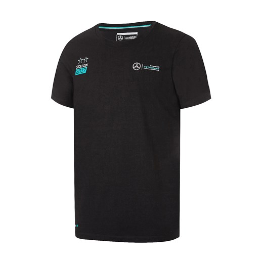 T-shirt męski Mercedes Amg Petronas F1 Team z bawełny 