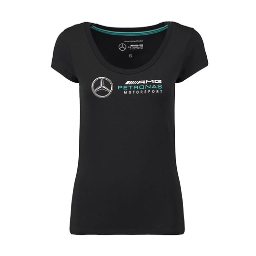 Koszulka T-shirt damska Logo czarna Mercedes AMG Petronas F1 Team Mercedes Amg Petronas F1 Team  XL gadzetyrajdowe.pl