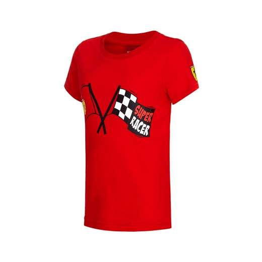 T-shirt niemowlęcy Super Racer red Ferrari F1 Fan Wear  Scuderia Ferrari F1 Team 104 CM (DZIECI) gadzetyrajdowe.pl
