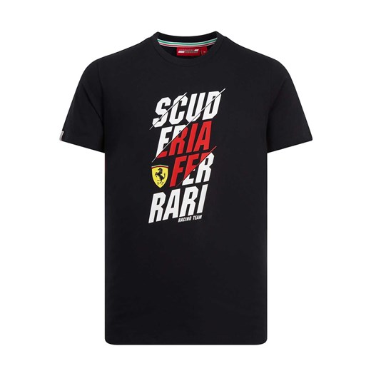 Koszulka T-shirt męska czarna Graphic Scuderia Ferrari 2019 Scuderia Ferrari F1 Team  S gadzetyrajdowe.pl