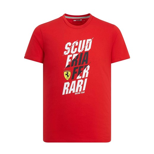 Koszulka T-shirt męska czerwona Graphic Scuderia Ferrari 2019 Scuderia Ferrari F1 Team  M gadzetyrajdowe.pl